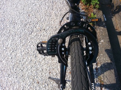 GORIN ボタン式リング錠 クロスバイク用