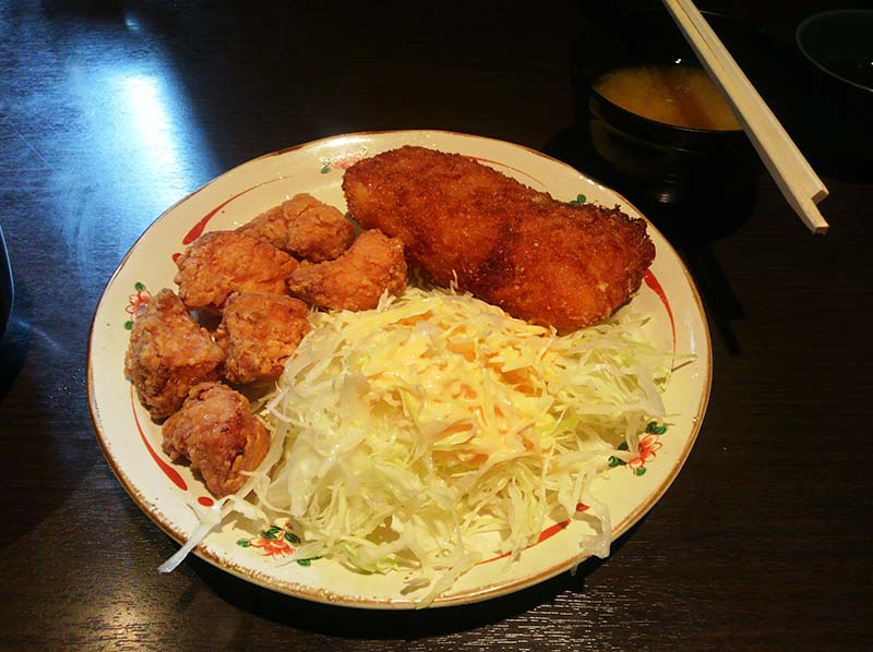 ナポリタンフライ定食