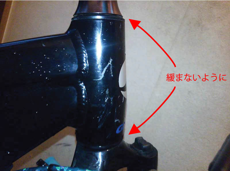 フォークの玉押しガタチェック