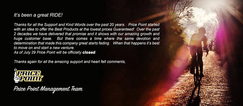 PRICE POINT 終了のおしらせ