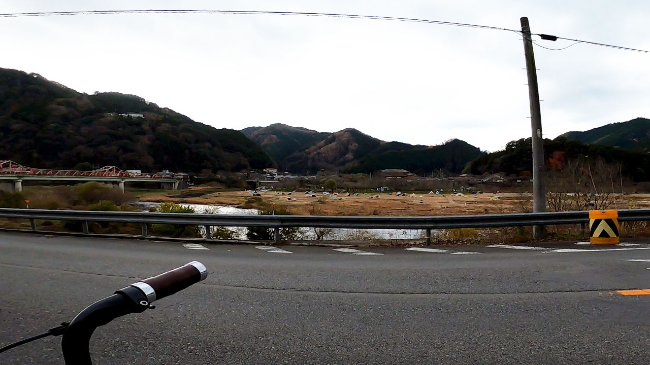 Kasagi Campground near Kyoto - scenic mountain area before Iga Pass