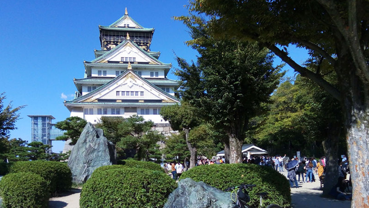 Osaka Castle Tenshu - the iconic main keep rebuilt in 1931