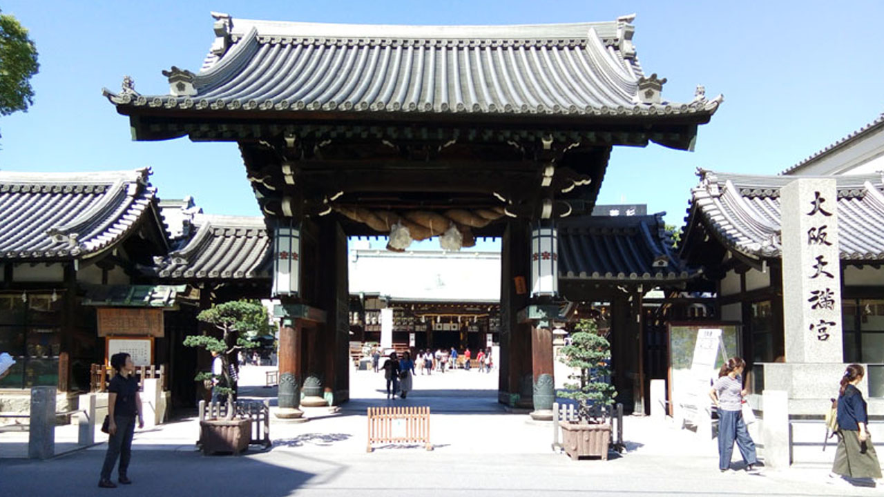 Osaka Tenmangu Shrine - famous for academic success prayers