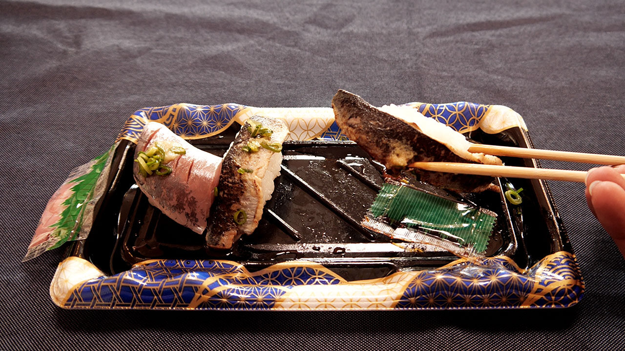 High quality sushi pack from a Japanese supermarket