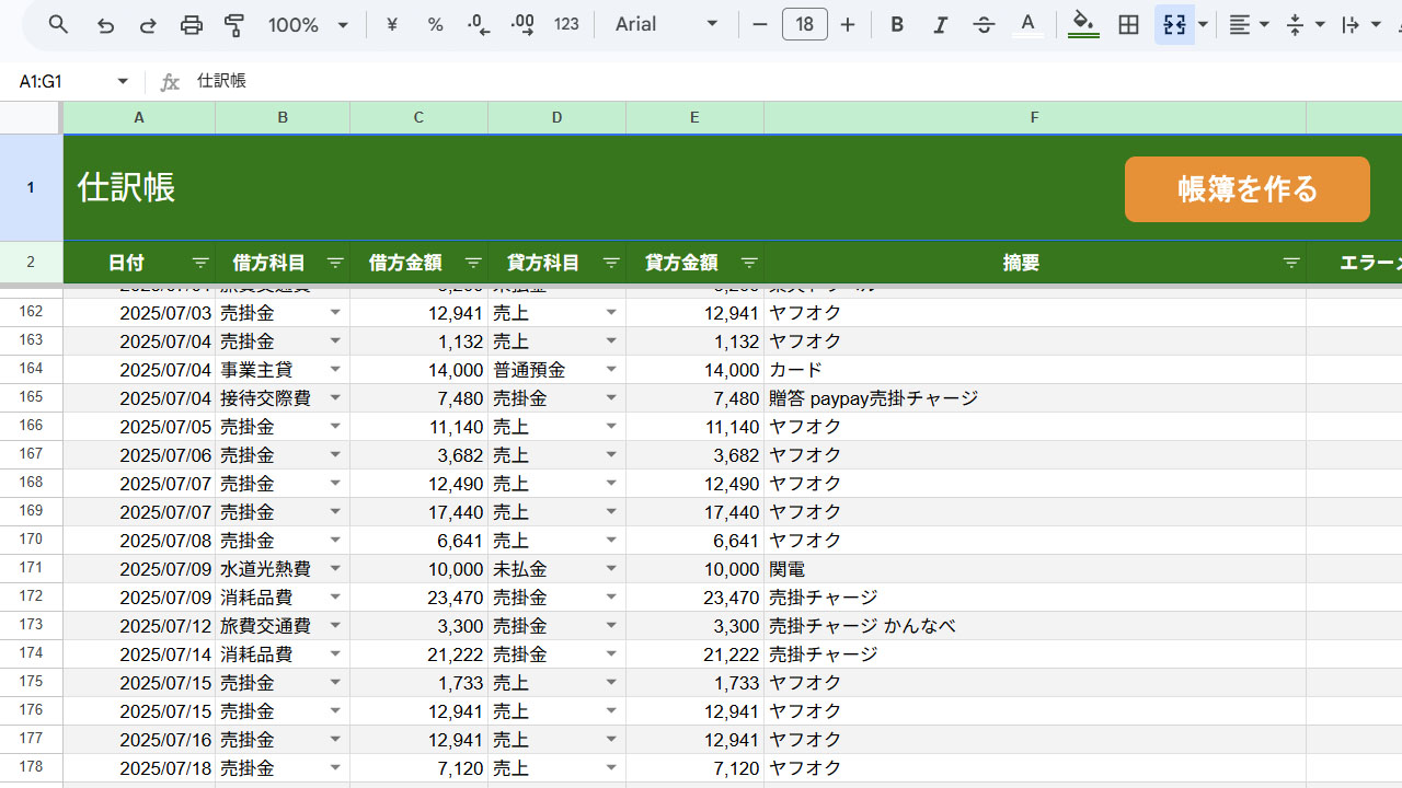 ポイントの経費処理の仕訳