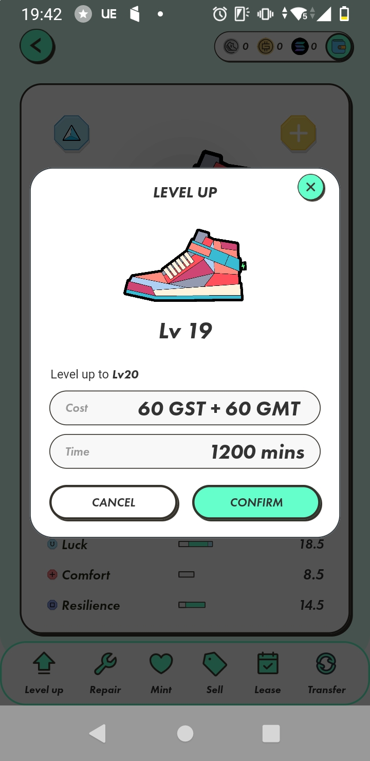 歩いて稼げたstepn