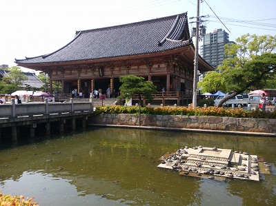 四天王寺池の亀