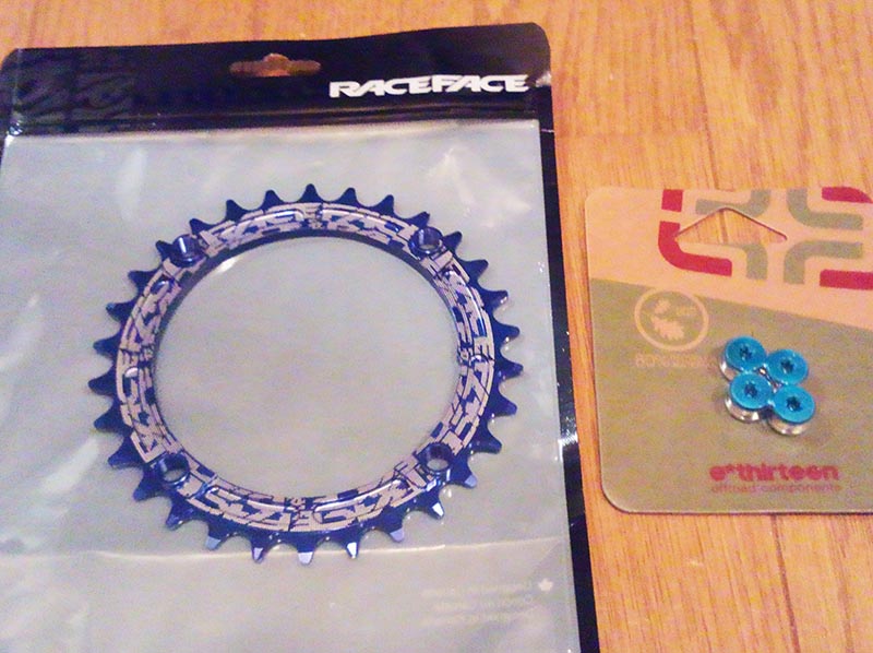 RACEFACE ナローワイドリング ethirteen リングボルト