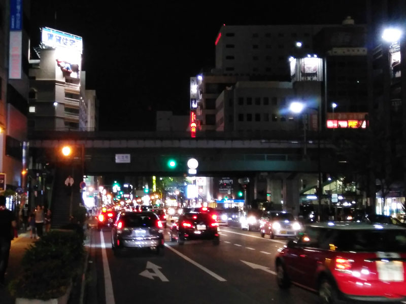 夜の江坂ステージ