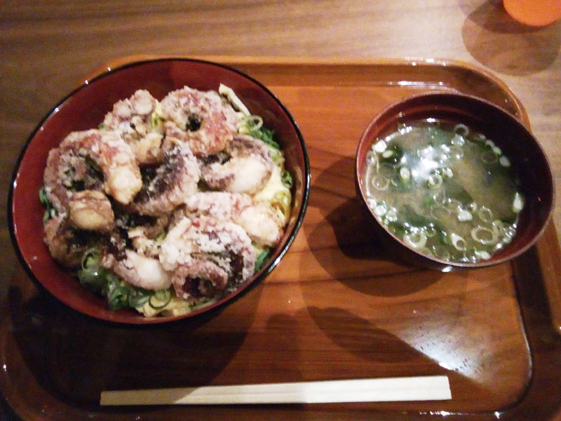予想よりまいうーなタコから定食850円