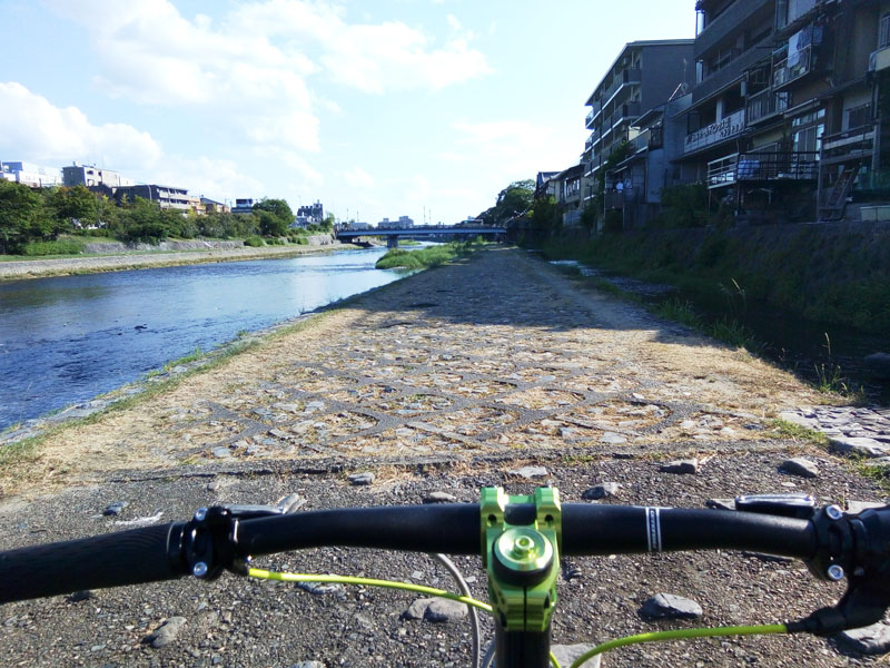 鴨川遊歩道終点