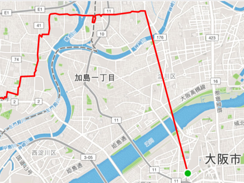 GPSバグる