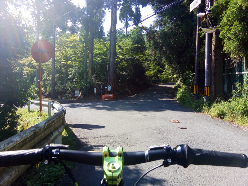 京見峠ゴール氷室分岐