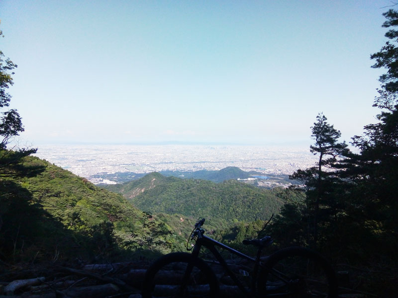 甲山と阪神間の街並み