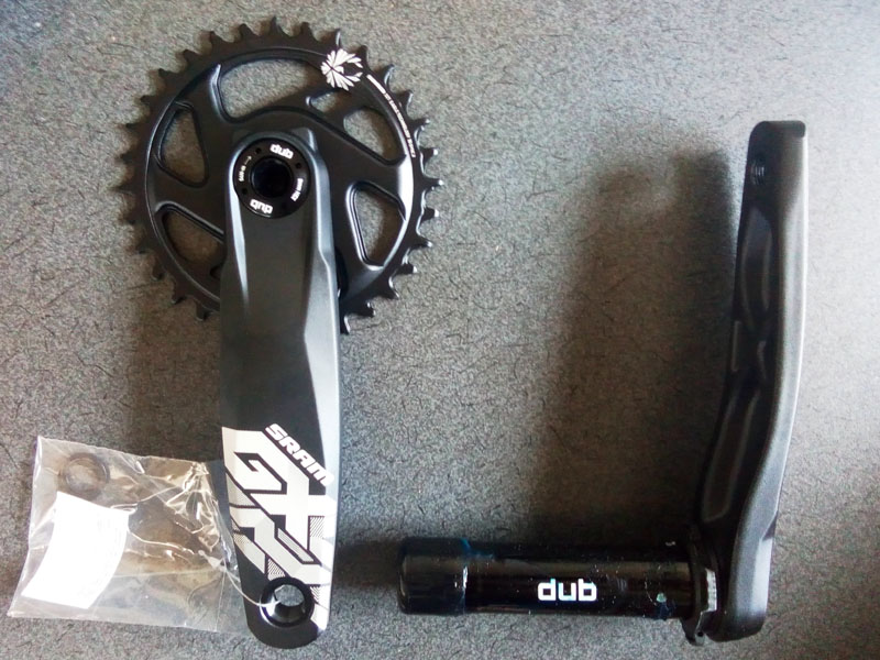 SRAM GX EAGLE DUB クランク 165mm