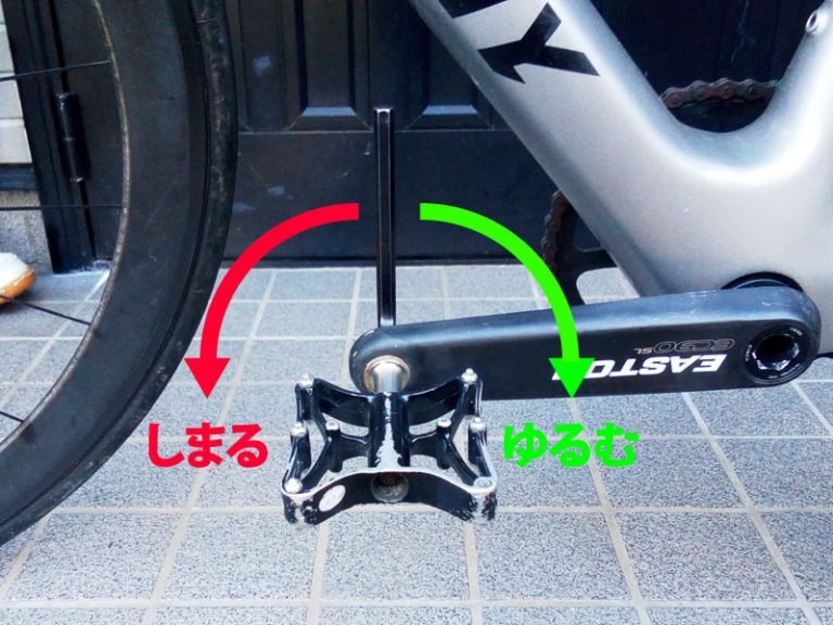 自転車 ペダル シャフト 外し 方