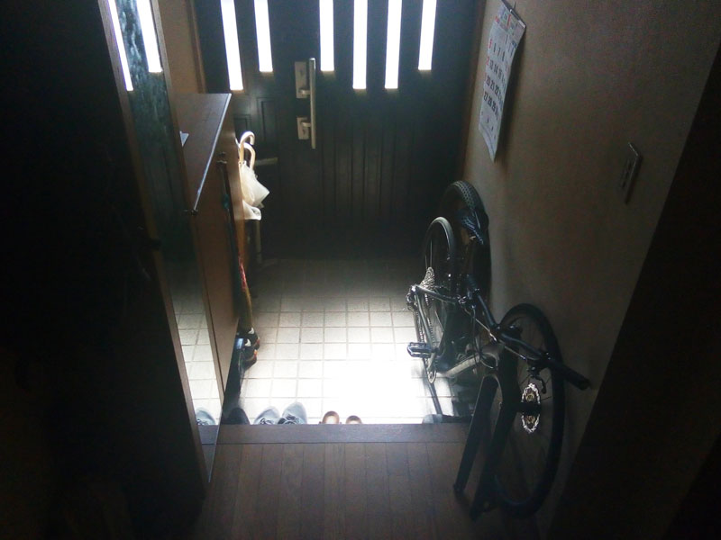 MTBは室内保管