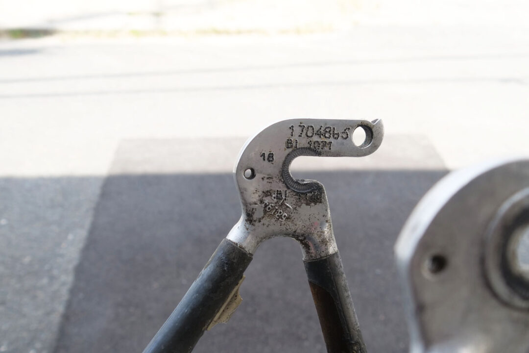 古いTREKの自転車車体番号