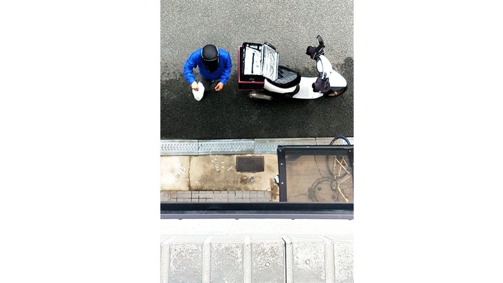 無反応の配達パートナーさん