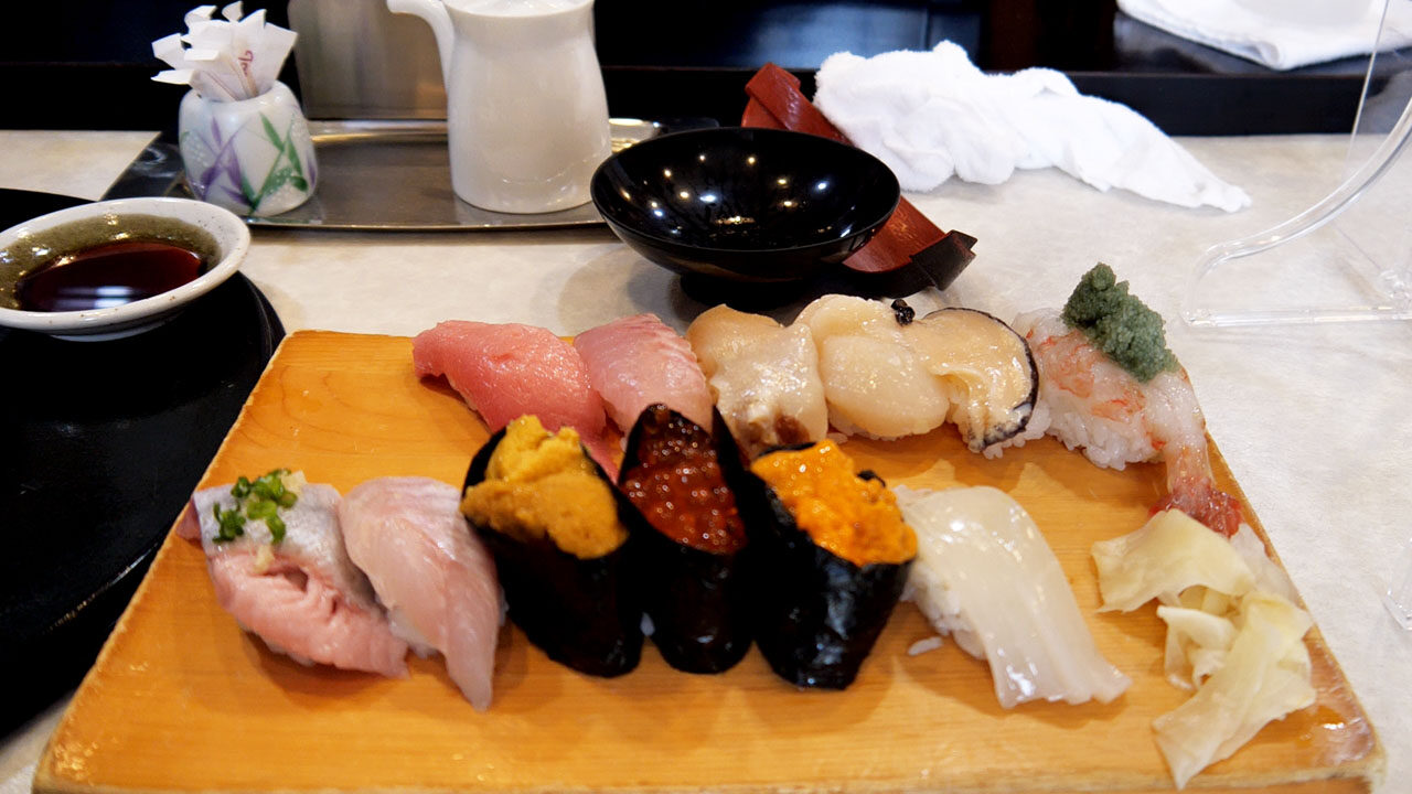小樽で食った特上寿司