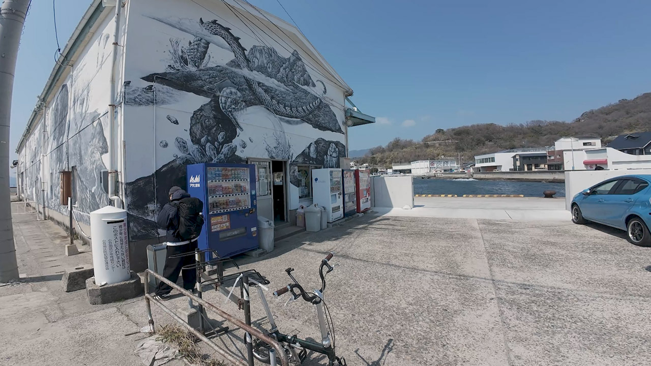 小豆島坂出港旧船着き場