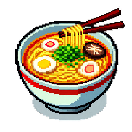 ドット絵風ramen